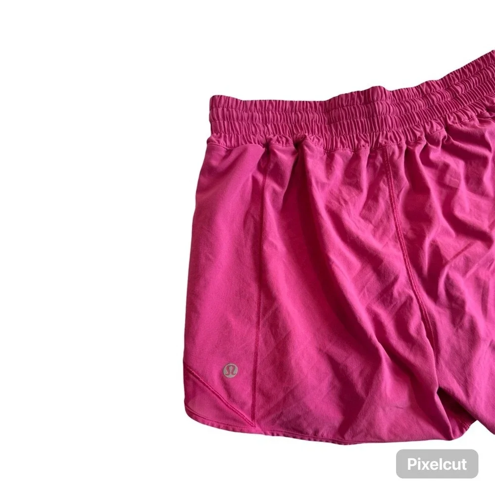 Lululemon Hotty Hot High Rise Lined Shorts Magenta Pink 2.5 Inch Running Gym